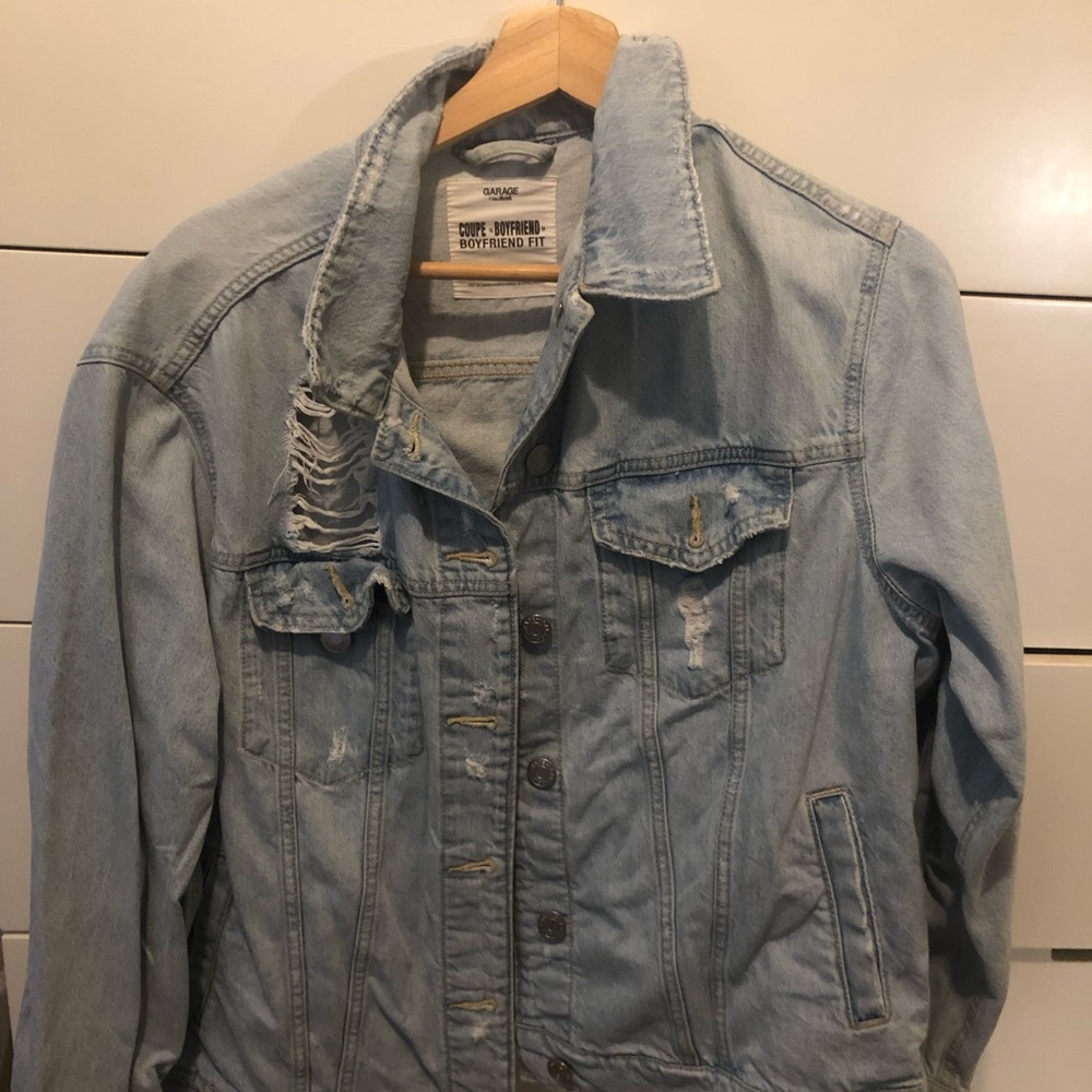 Garage light blue denim jacket